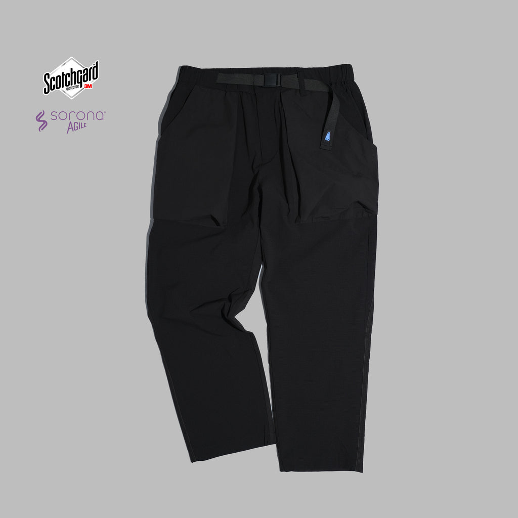 Pants 2-Tone 6P / Sorona® Agile - Black