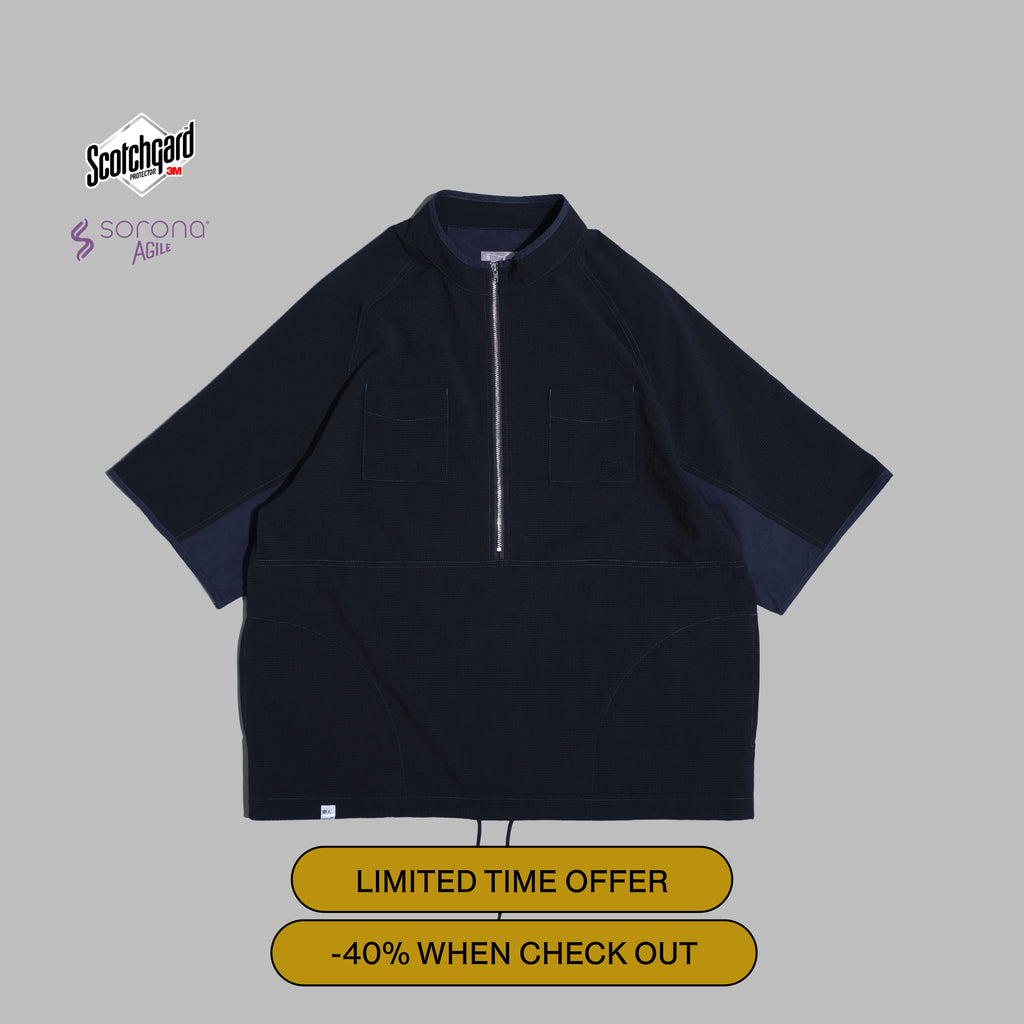 Pullover Halfzip / Sorona® Agile - Navy